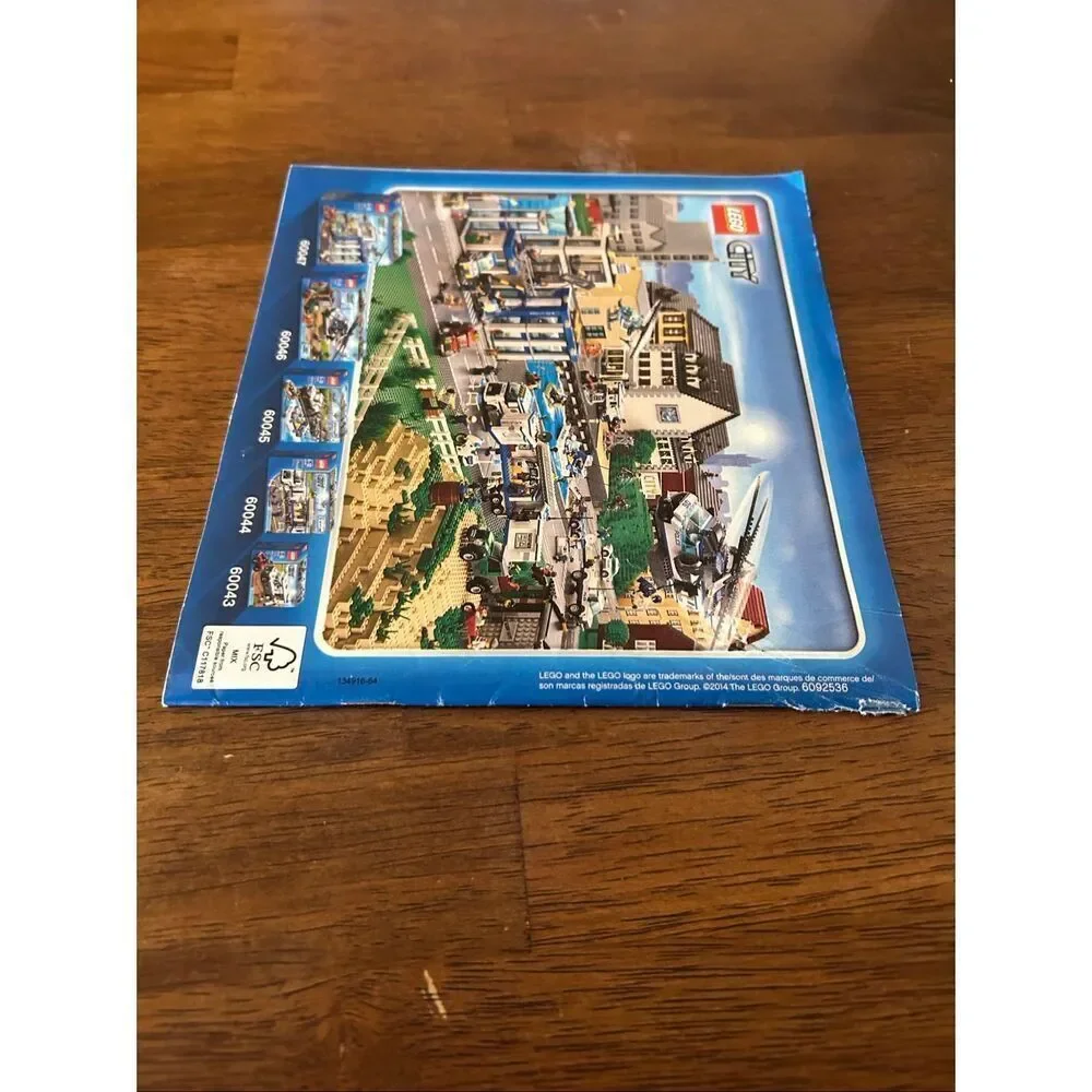 LEGO City #60051 High Speed Passenger Train Instruction Manual Only 2,3,&4 (6003 - Picture 9 of 14